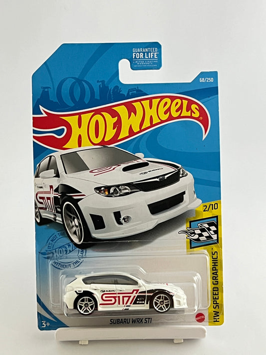 SUBARU WRX STI - WHITE - 1B - Its Fun- Hot wheels - matchbox - diecast