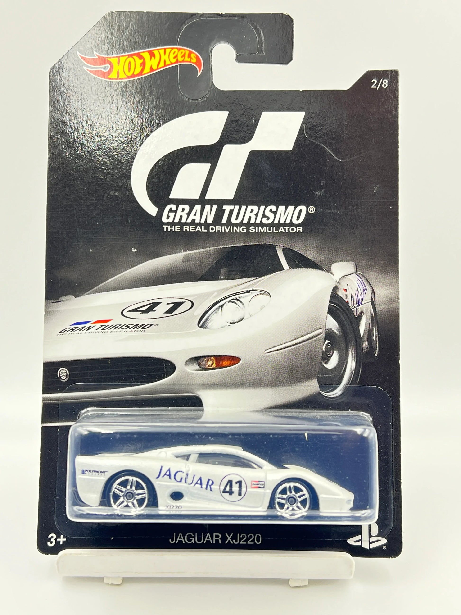 HOT WHEELS - GRAN TURISMO - JAGUAR XJ220 - MINOR SCRATCH IN CARD AS IN PIC - 4C - Its Fun