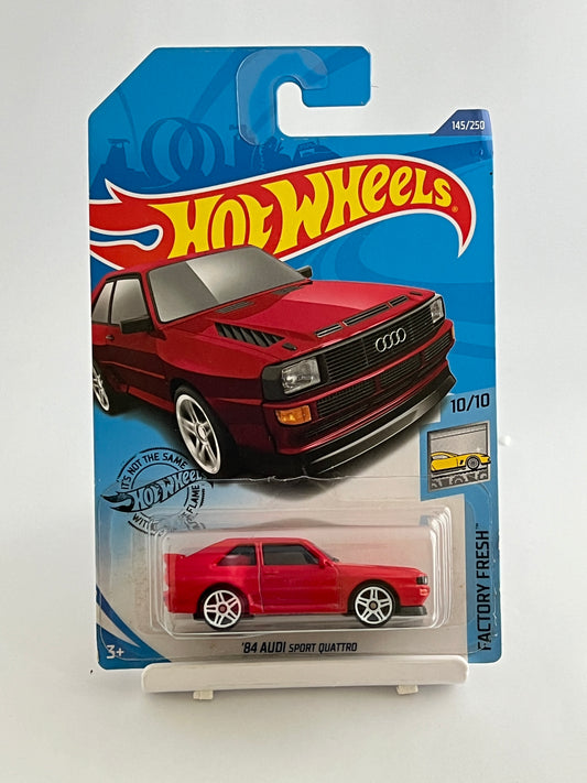 84 AUDI SPORT QUATTRO - RED - 1B - Its Fun- Hot wheels - matchbox - diecast