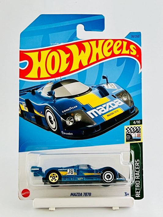 MAZDA 787B -BLUE- IMPORTED - CREASED IN CARD - 1B - Its Fun- Hot wheels - matchbox - diecast