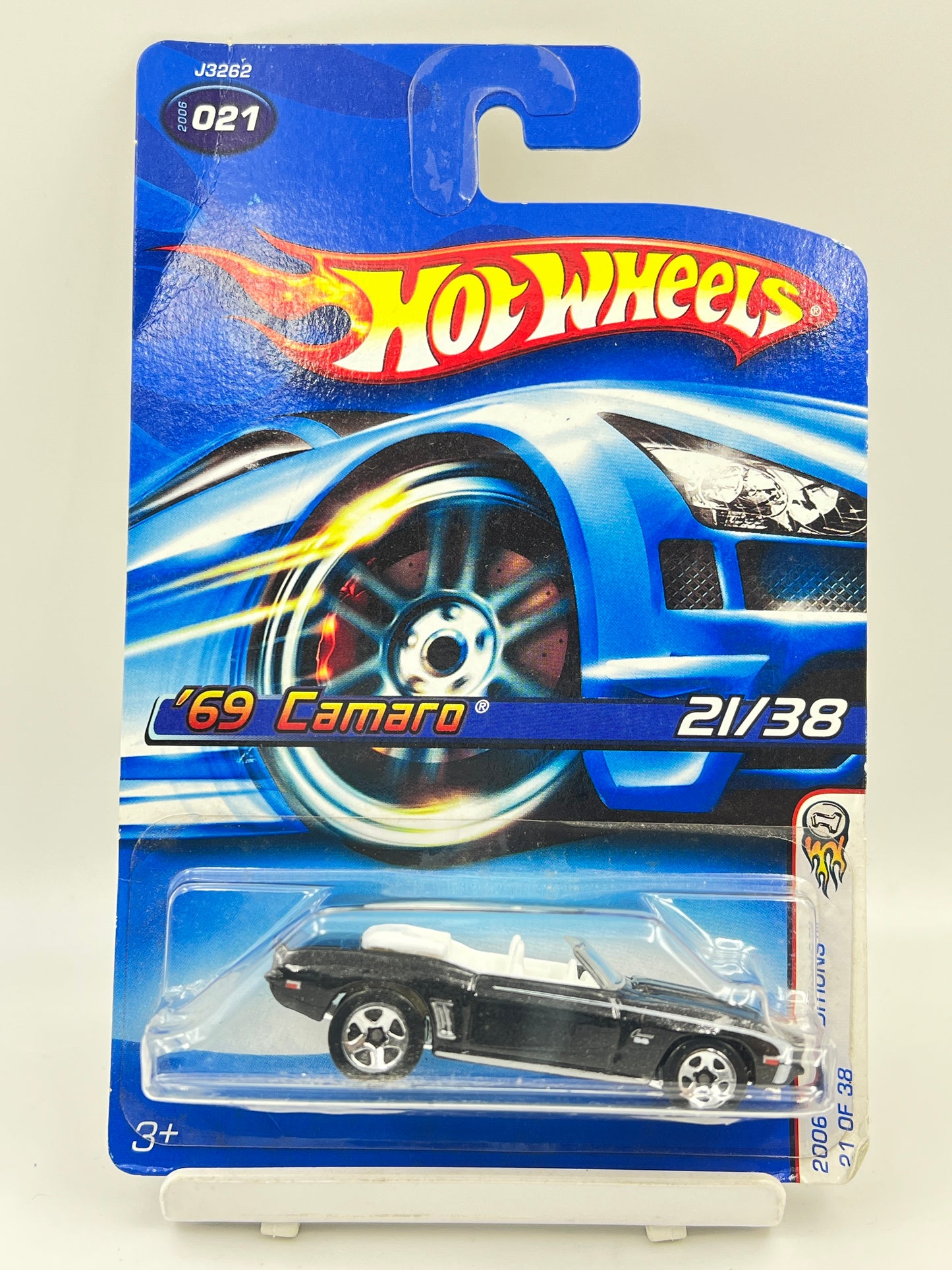 MILD CREASE - HOT WHEELS - 69 CAMARO - 4E