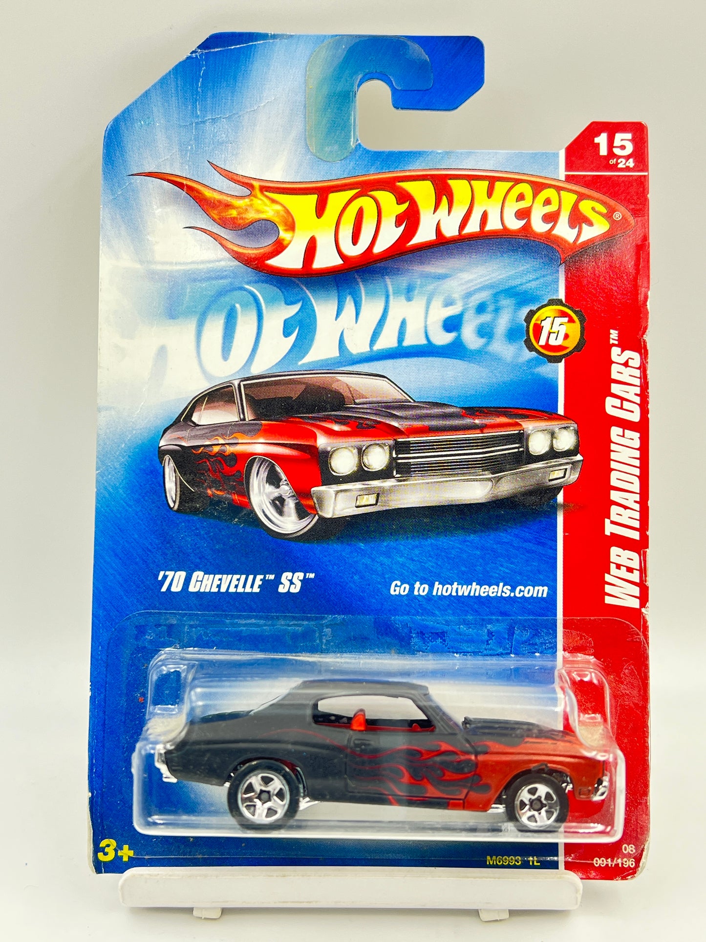CREASED - HOT WHEELS - 70 CHEVELLE SS - 4E