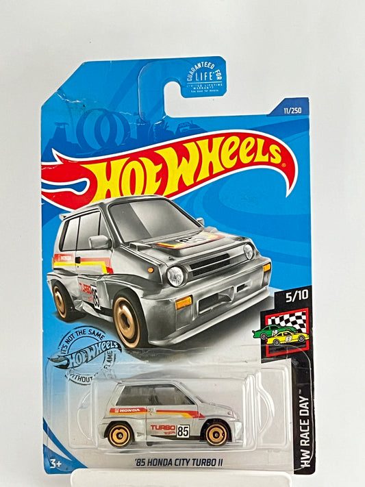 85 HONDA CITY TURBO II - CREASED CARD -  IMPORTED -1C - Its Fun- Hot wheels - matchbox - diecast
