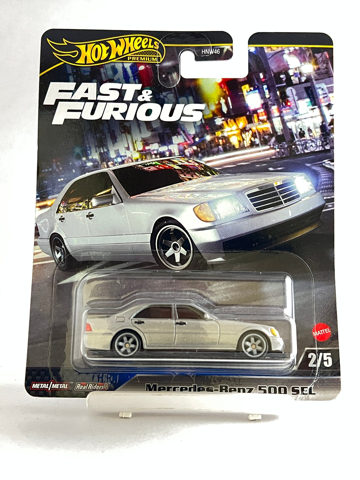 PREMIUM - FAST AND FURIOUS - MERCEDES BENZ 500 SEL (CREASE BEND AT CORNER) - Its Fun- Hot wheels - matchbox - diecast