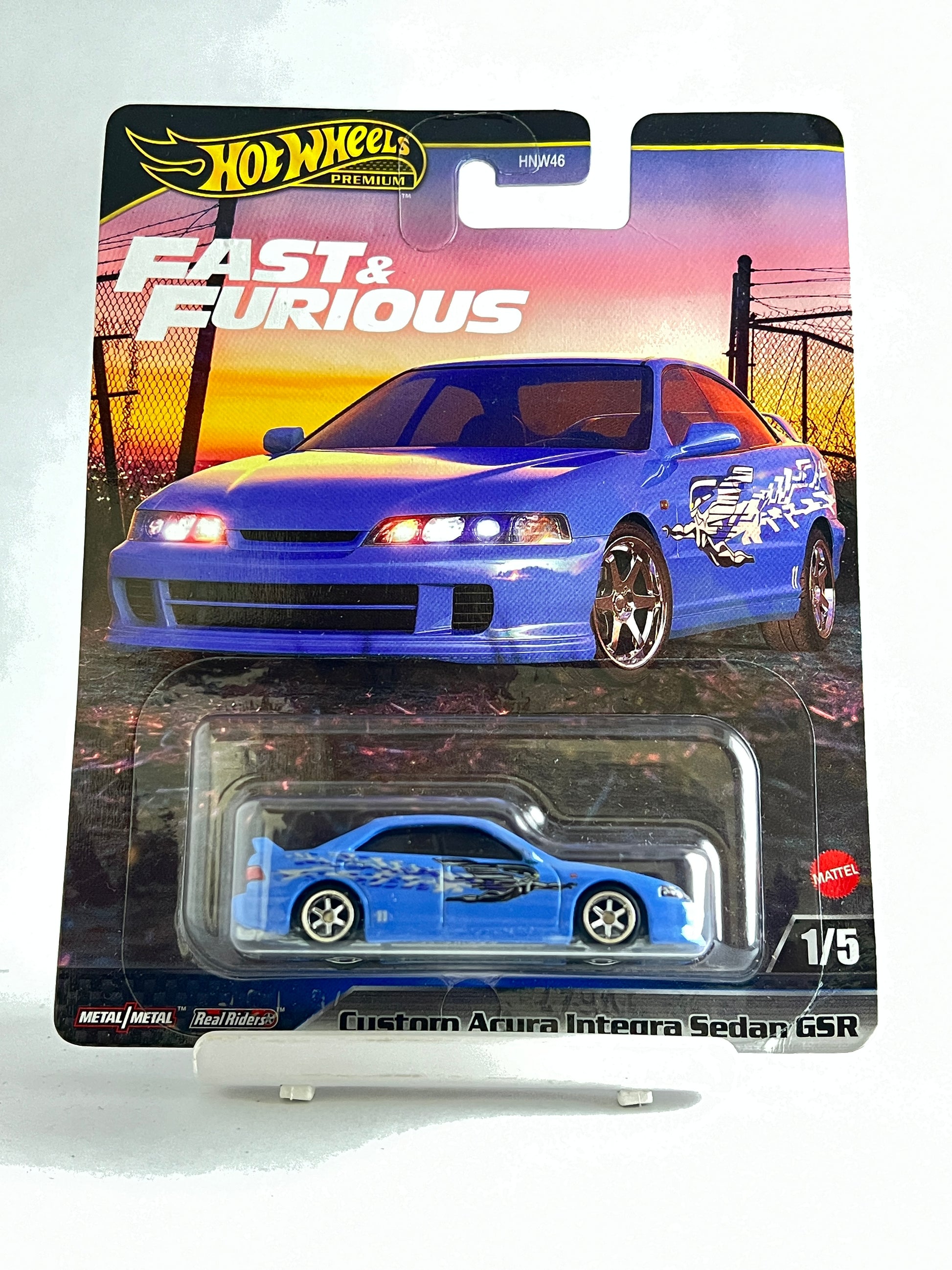 PREMIUM - FAST AND FURIOUS - CUSTOM ACURA INTEGRA SEDAN GSR - 5C - Its Fun- Hot wheels - matchbox - diecast