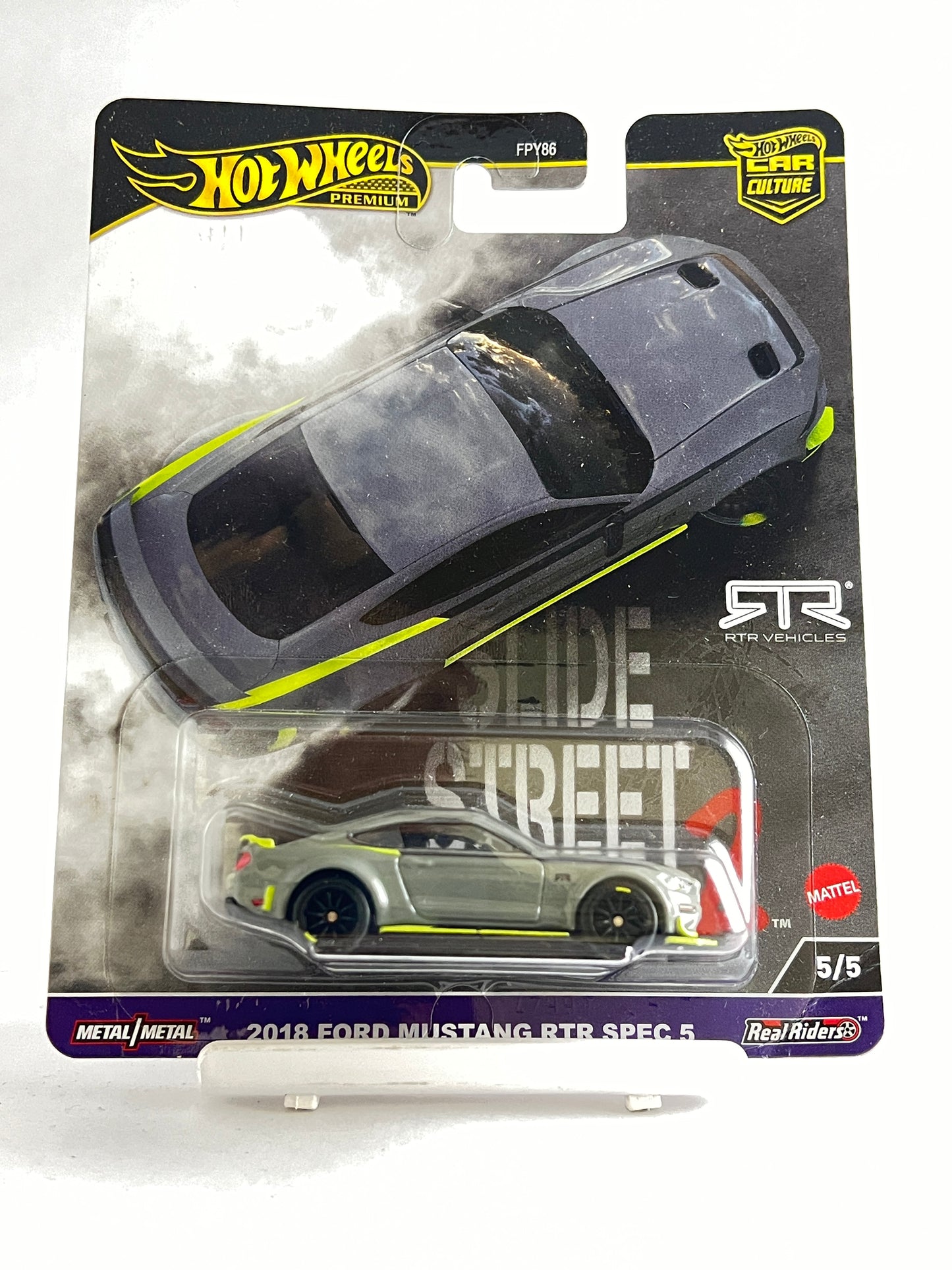 PREMIUM - SLIDE STREET 2 - 2018 FORD MUSTANG RTR SPEC 5 - 5b - Its Fun- Hot wheels - matchbox - diecast