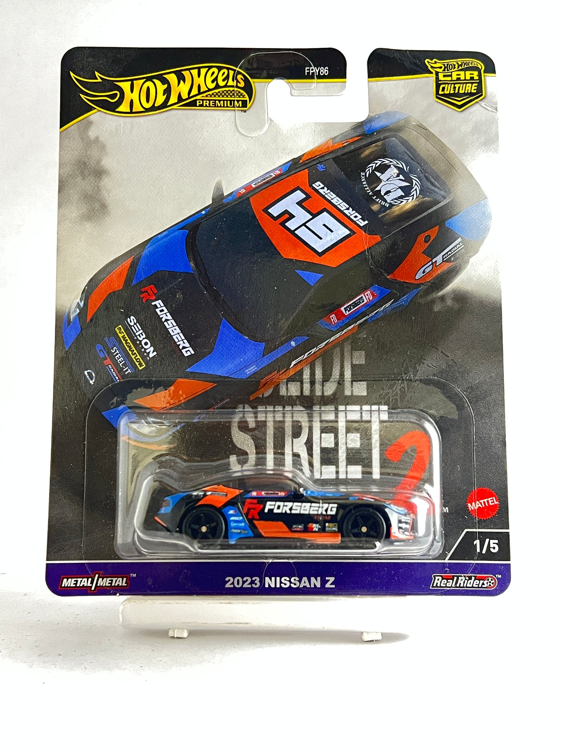 PREMIUM - SLIDE STREET 2 - 2023 NISSAN Z (CREASE IN CARD) - Its Fun- Hot wheels - matchbox - diecast