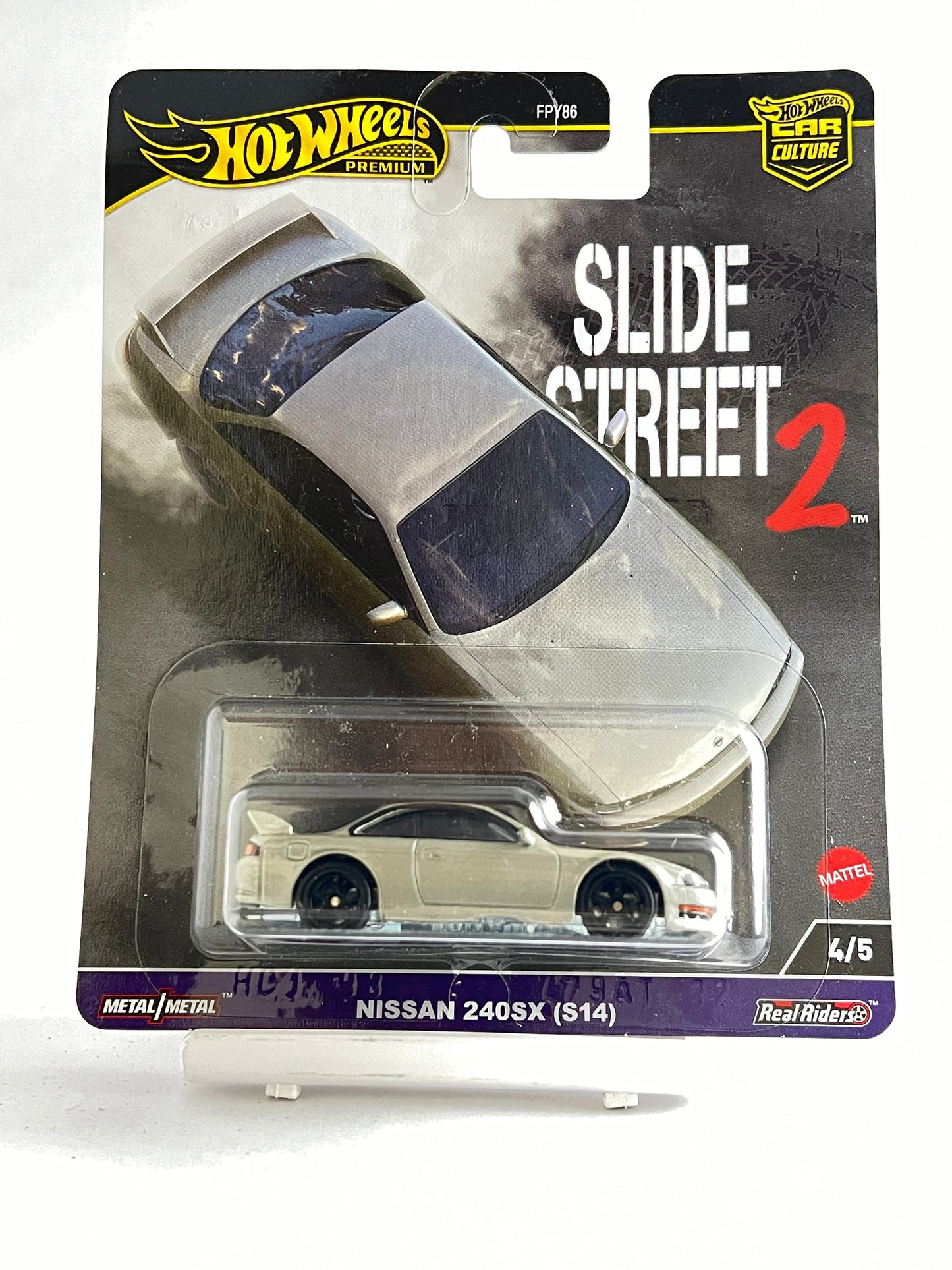 PREMIUM - SLIDE STREET 2 - NISSAN 240SX (S14) - Its Fun- Hot wheels - matchbox - diecast