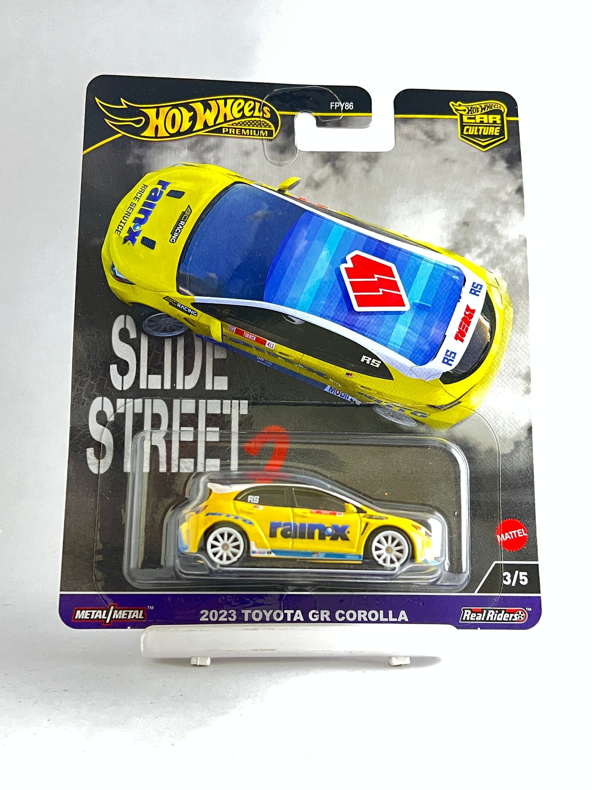 PREMIUM - SLIDE STREET 2 - 2023 TOYOTA GR COROLLA - Its Fun- Hot wheels - matchbox - diecast