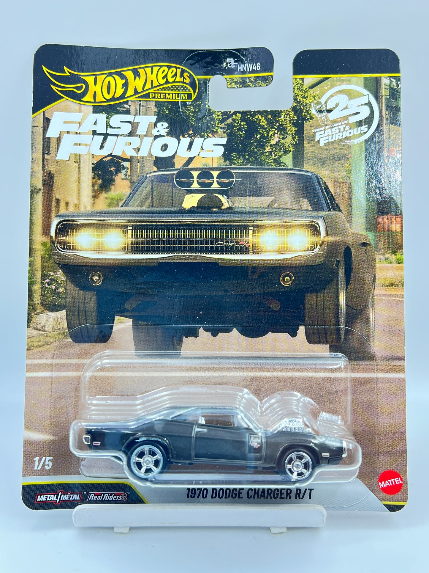 CHASE IN THE BOX - HOT WHEELS - PREMIUM - 1970 DODGE CHARGER R/T - FAST AND FURIOUS - 2G