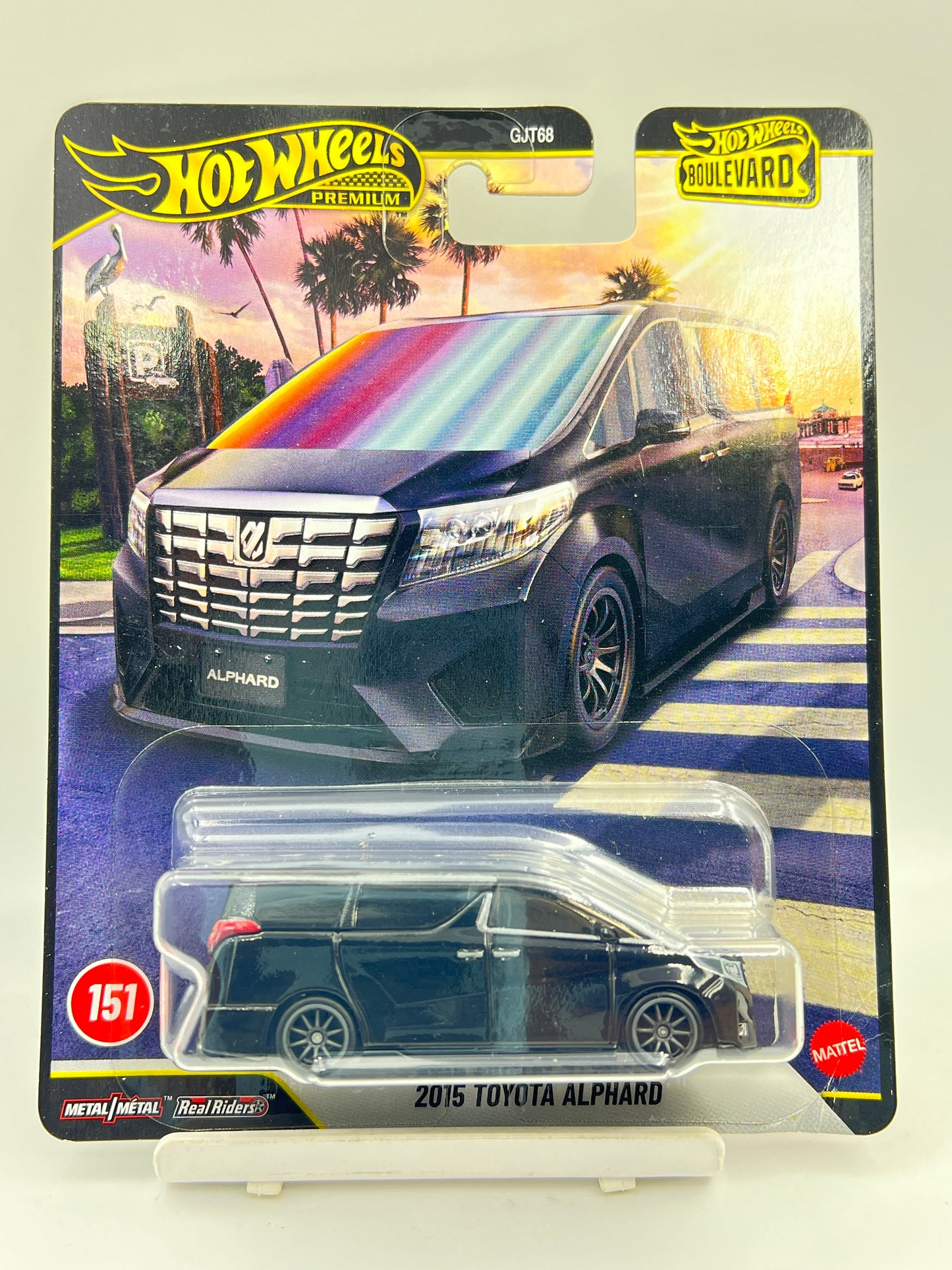MILD CREASE - HOT WHEELS - PREMIUM - 2015 TOYOTA ALPHARD - 4F