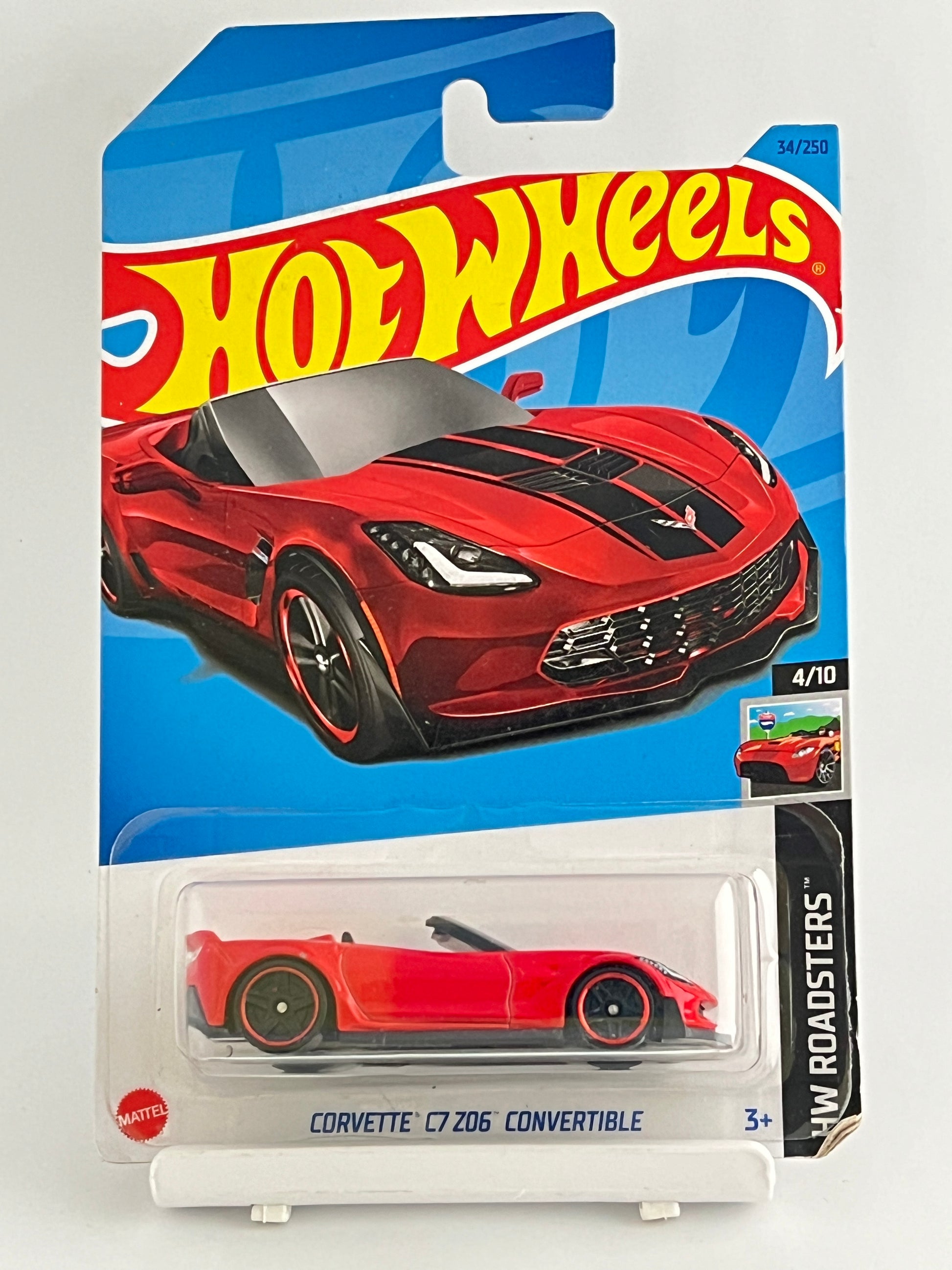 CORVETTE C7 Z06 CONVERTIBLE - RED - 2A - Its Fun- Hot wheels - matchbox - diecast