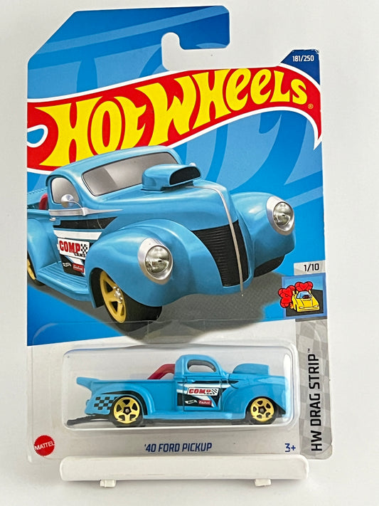 40 FORD PICKUP - BLUE - 1C - Its Fun- Hot wheels - matchbox - diecast