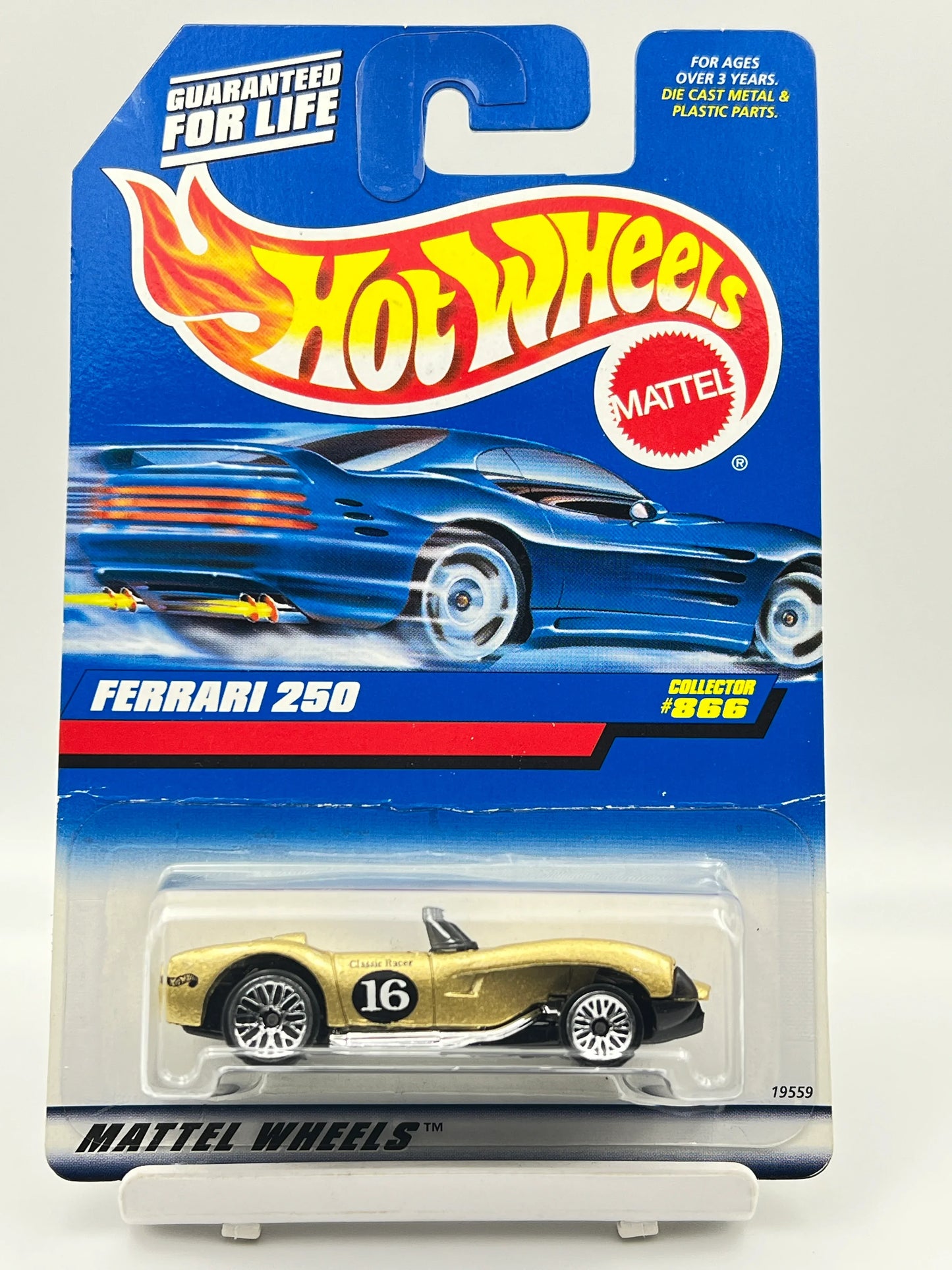 HOT WHEELS - FERRARI 250 - GOLD - 6B - Its Fun