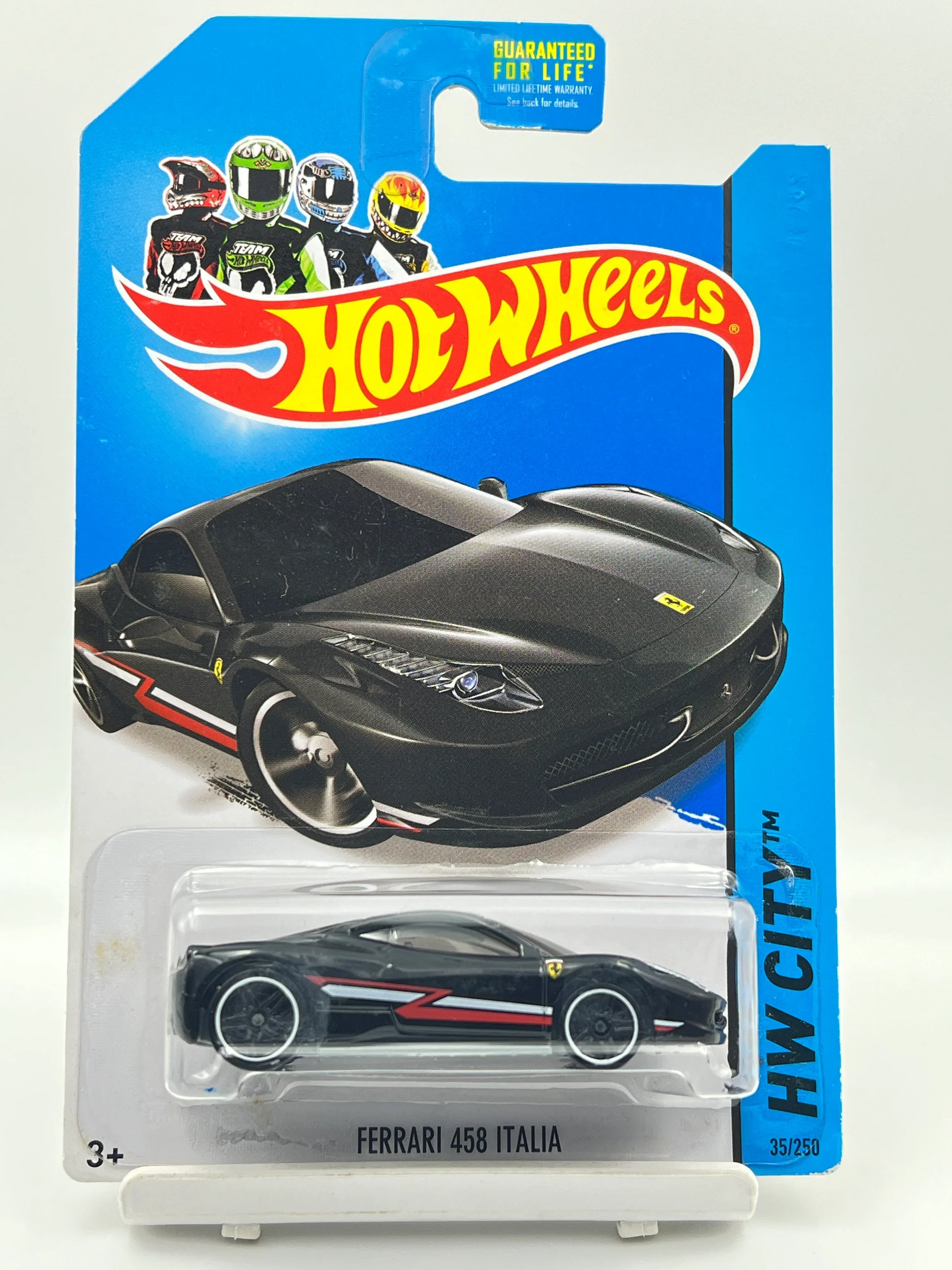 HOT WHEELS - FERRARI 458 ITALIA - BLACK - 6B - Its Fun