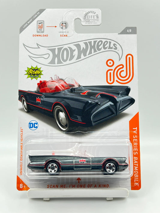 HOT WHEELS - ID CAR - MILD BLISTER CRACK - FREE PROTECTOR - TV SERIES BATMOBILE - 3B - Its Fun
