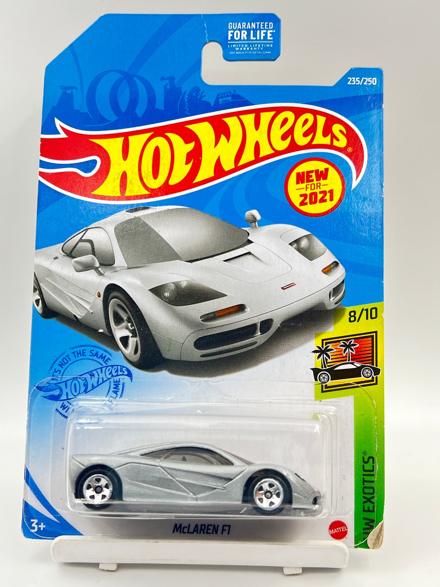 IMPORTED - HOT WHEELS -  MCLAREN F1 - SILVER - 1B