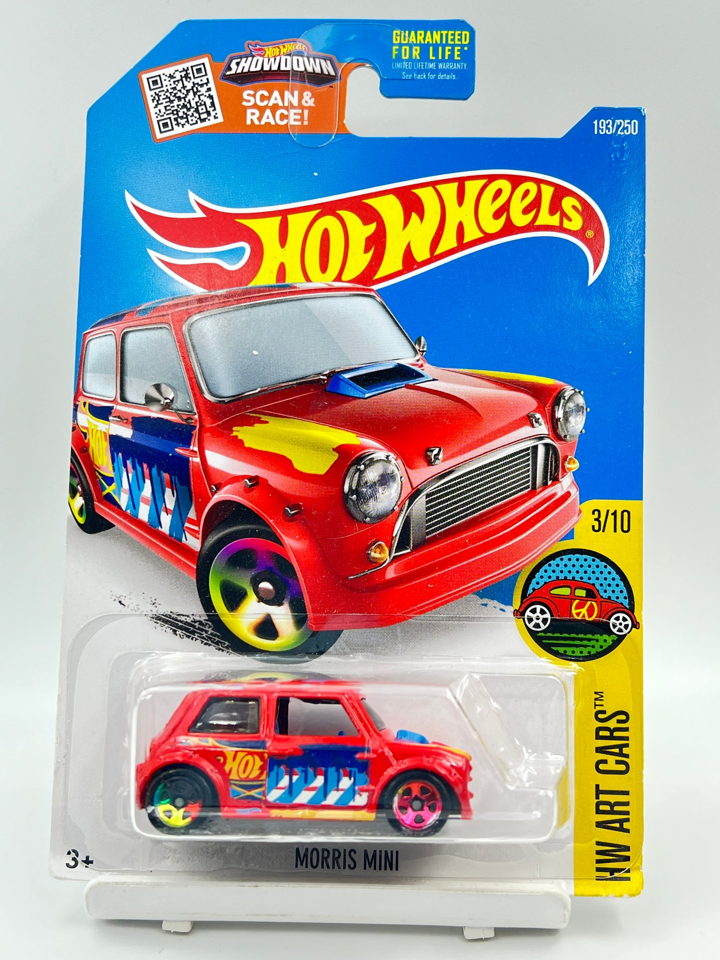 IMPORTED - HOT WHEELS -  MORRIS MINI - RED - 1A