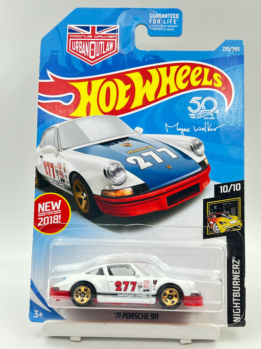 BLISTER CRACK - IMPORTED - HOT WHEELS -  71 PORSCHE 911 - RED BASE - 1A