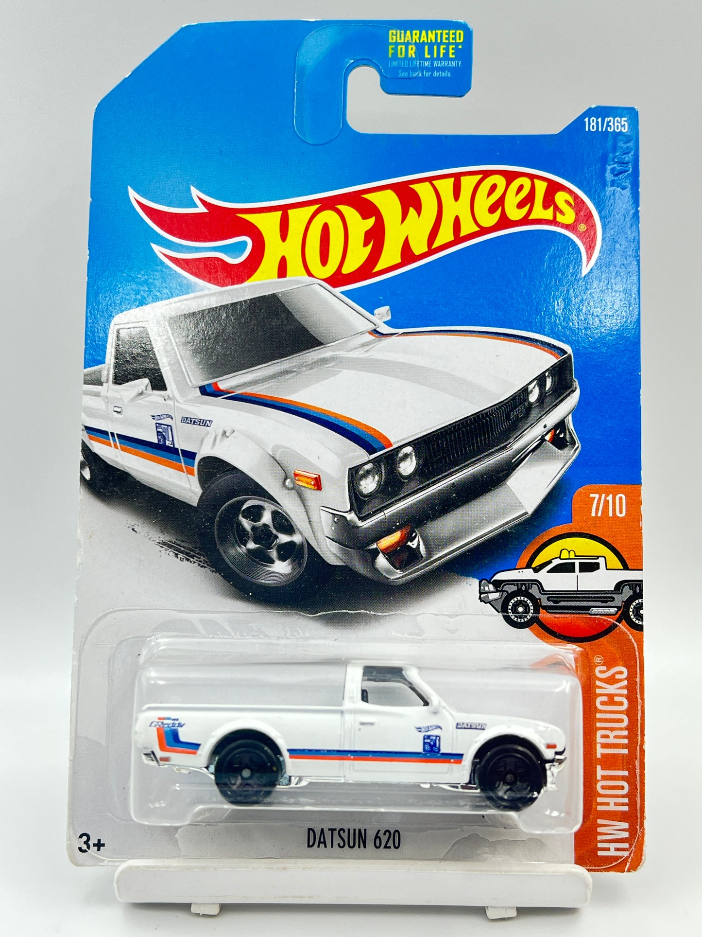 IMPORTED - HOT WHEELS - DATSUN 620 - WHITE - 1A