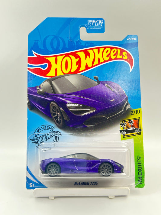 SOFT CORNERS - HOT WHEELS - MCLAREN 720S - PURPLE - 3E