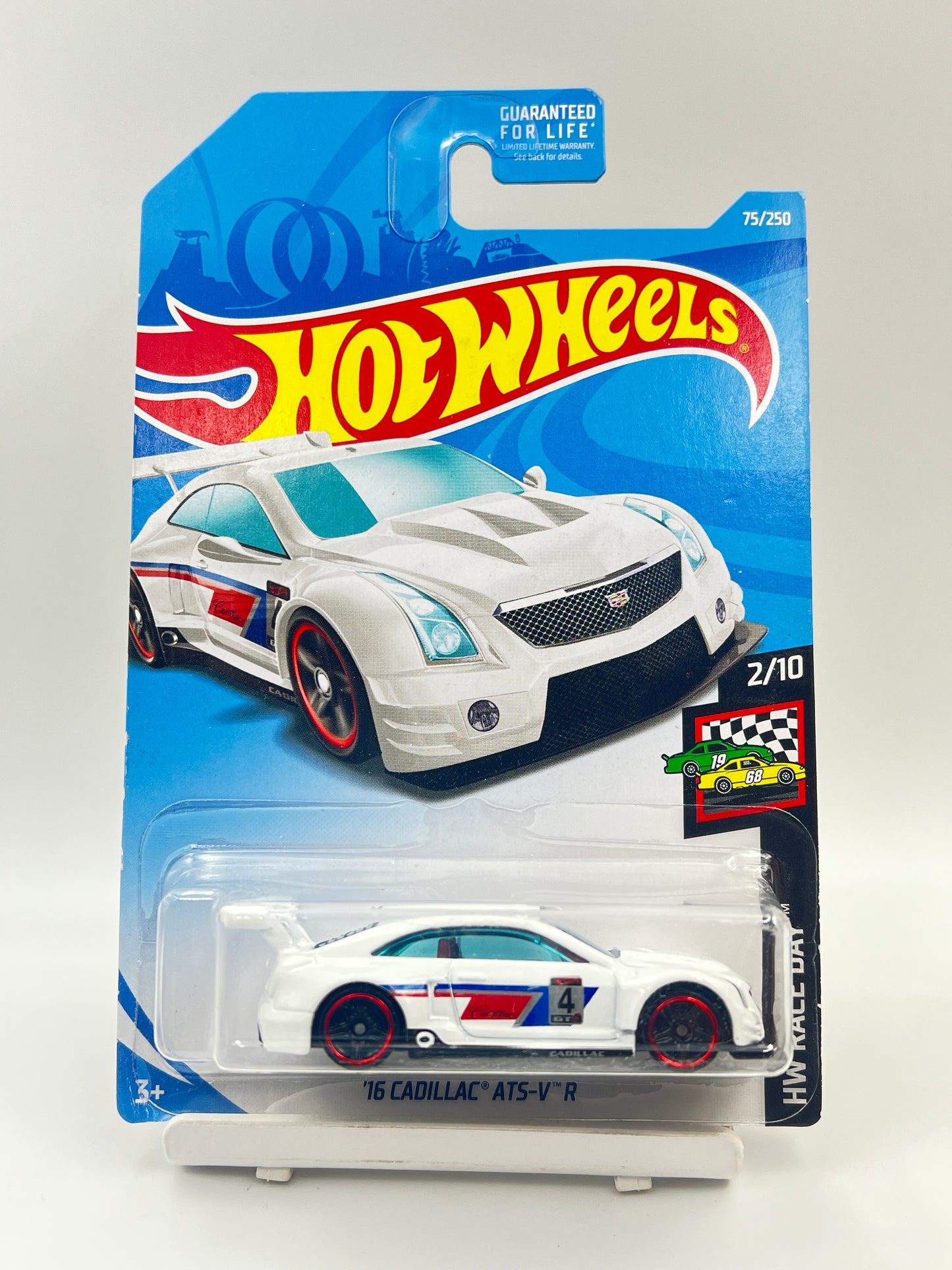 BLISTER / CARD DAMAGE - 16 CADILLAC ATS-V - R - WHITE - 3A