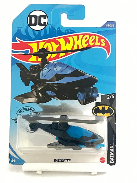 BATCOPTER - 3D - Its Fun- Hot wheels - matchbox - diecast