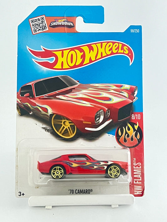 70 CAMARO - FLAMES - 3C - Its Fun- Hot wheels - matchbox - diecast