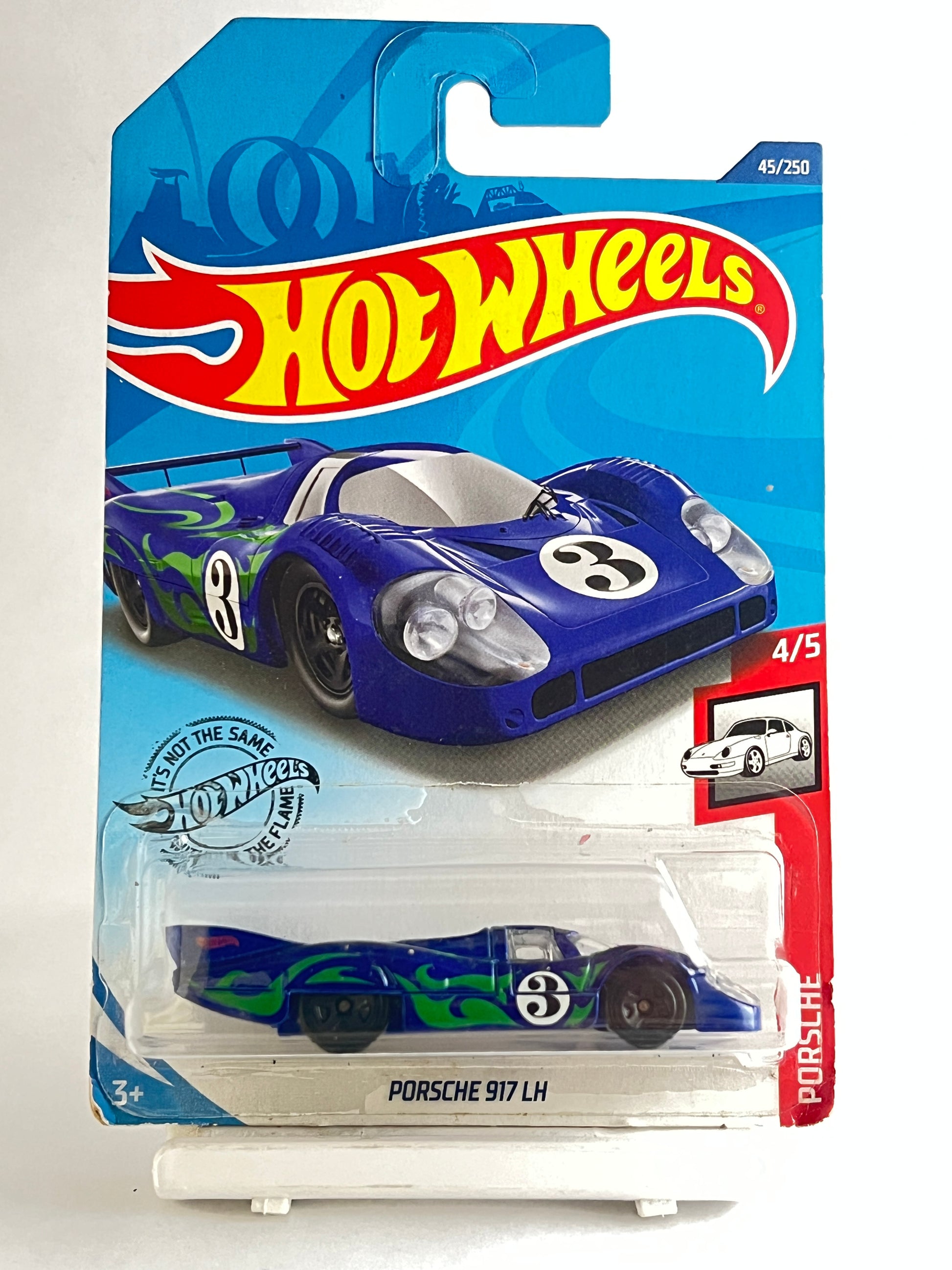 BLISTER DAMAGE - PORCHE 917LH - BLUE - 4F - Its Fun- Hot wheels - matchbox - diecast