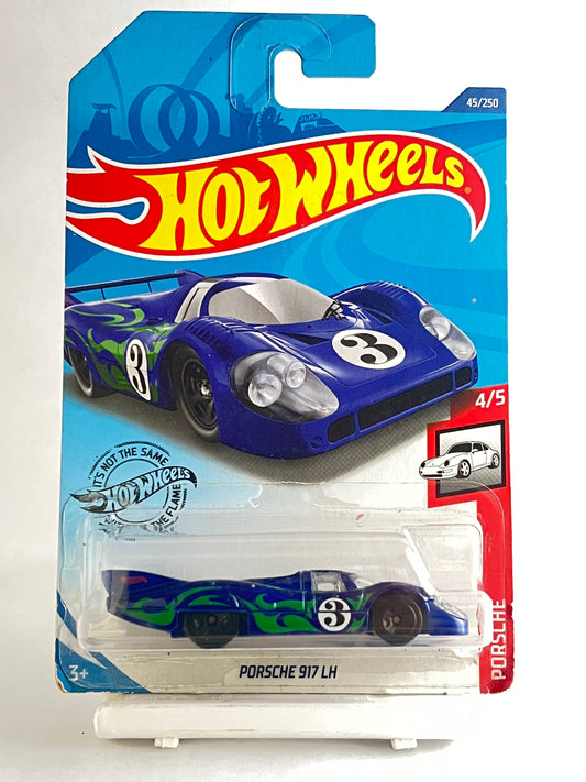 BLISTER DAMAGE - PORCHE 917LH - BLUE - 4F - Its Fun- Hot wheels - matchbox - diecast