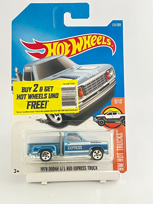 1978 DODGE LI'L RED EXPRESS TRUCK - 3C - Its Fun- Hot wheels - matchbox - diecast