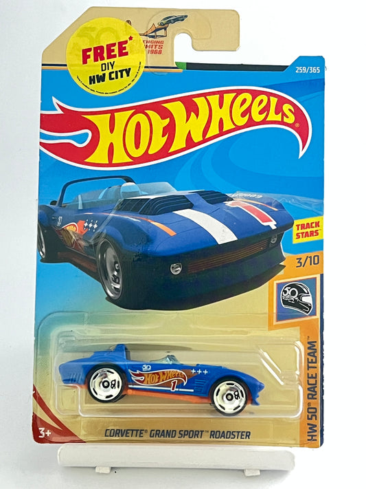 CORVETTE GRANS SPORT ROADSTER - WITH FREE DIY HW CITY CARD - 2B - Its Fun- Hot wheels - matchbox - diecast