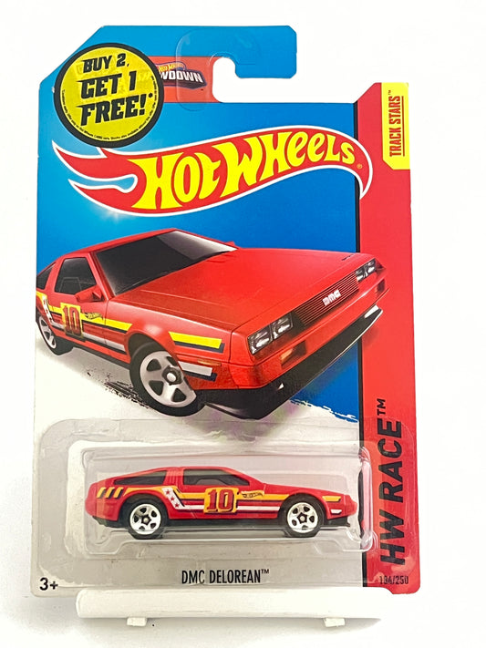 DMC DELOREAN - RED - 2B - Its Fun- Hot wheels - matchbox - diecast