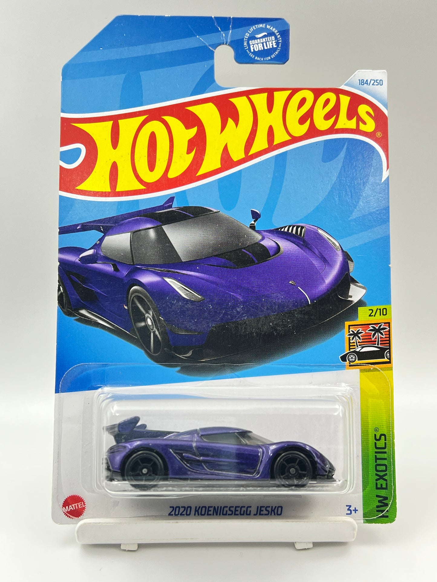 HOOK CREASE  - IMPORTED - HOT WHEELS -  2020 KOENIGSEGG JESKO - PURPLE - 6A