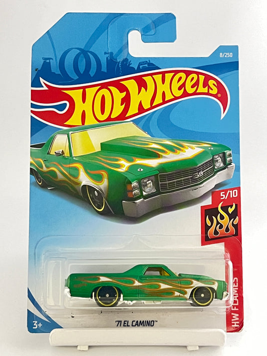 71 EL CAMINO - GREEN - 2A - Its Fun- Hot wheels - matchbox - diecast