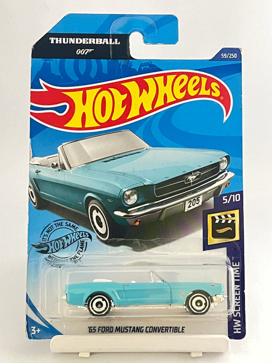 65 FORD MUSTANG CONVERTIBLE - 2A - Its Fun- Hot wheels - matchbox - diecast