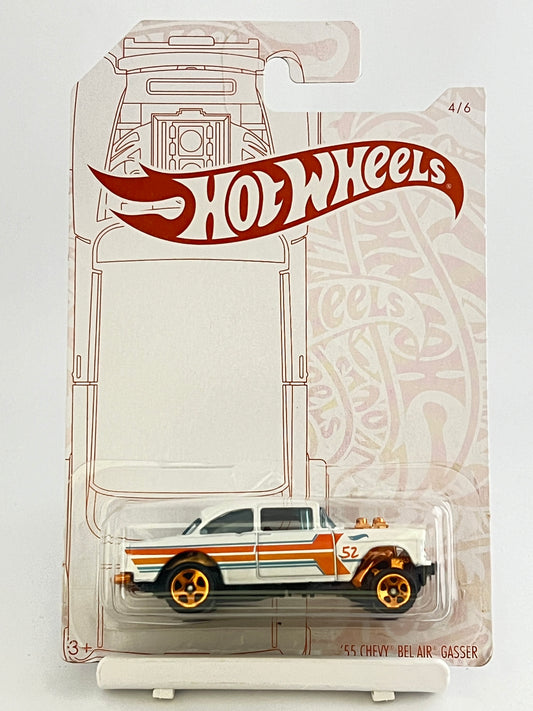55 CHEVY BEL AIR GASSER - CARD ART - 3B - Its Fun- Hot wheels - matchbox - diecast