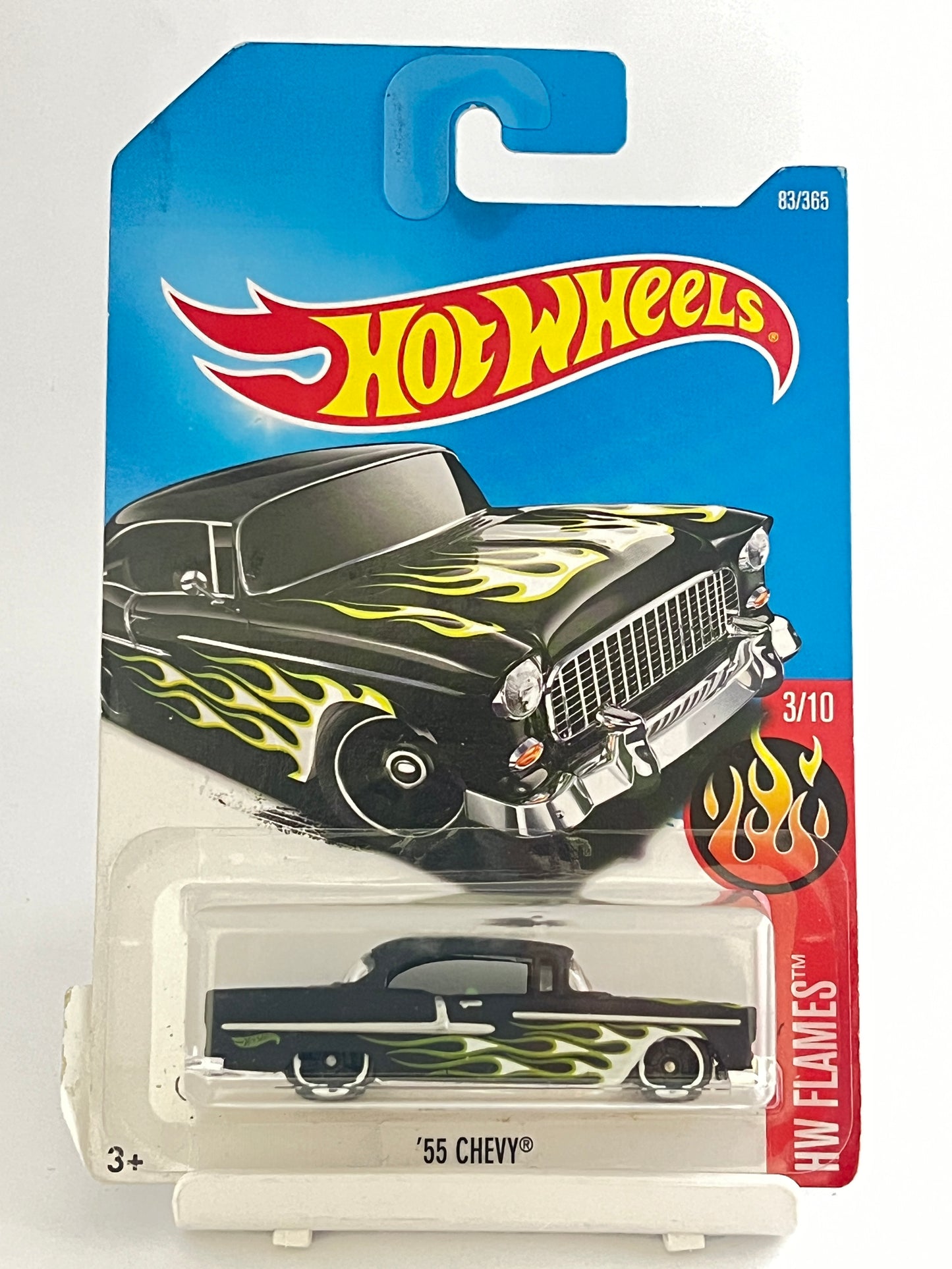 55 CHEVY - FLAMES - 3D