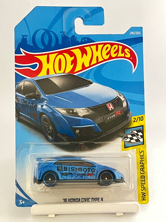 16 HONDA CIVIC TYPE R - 2A - Its Fun- Hot wheels - matchbox - diecast