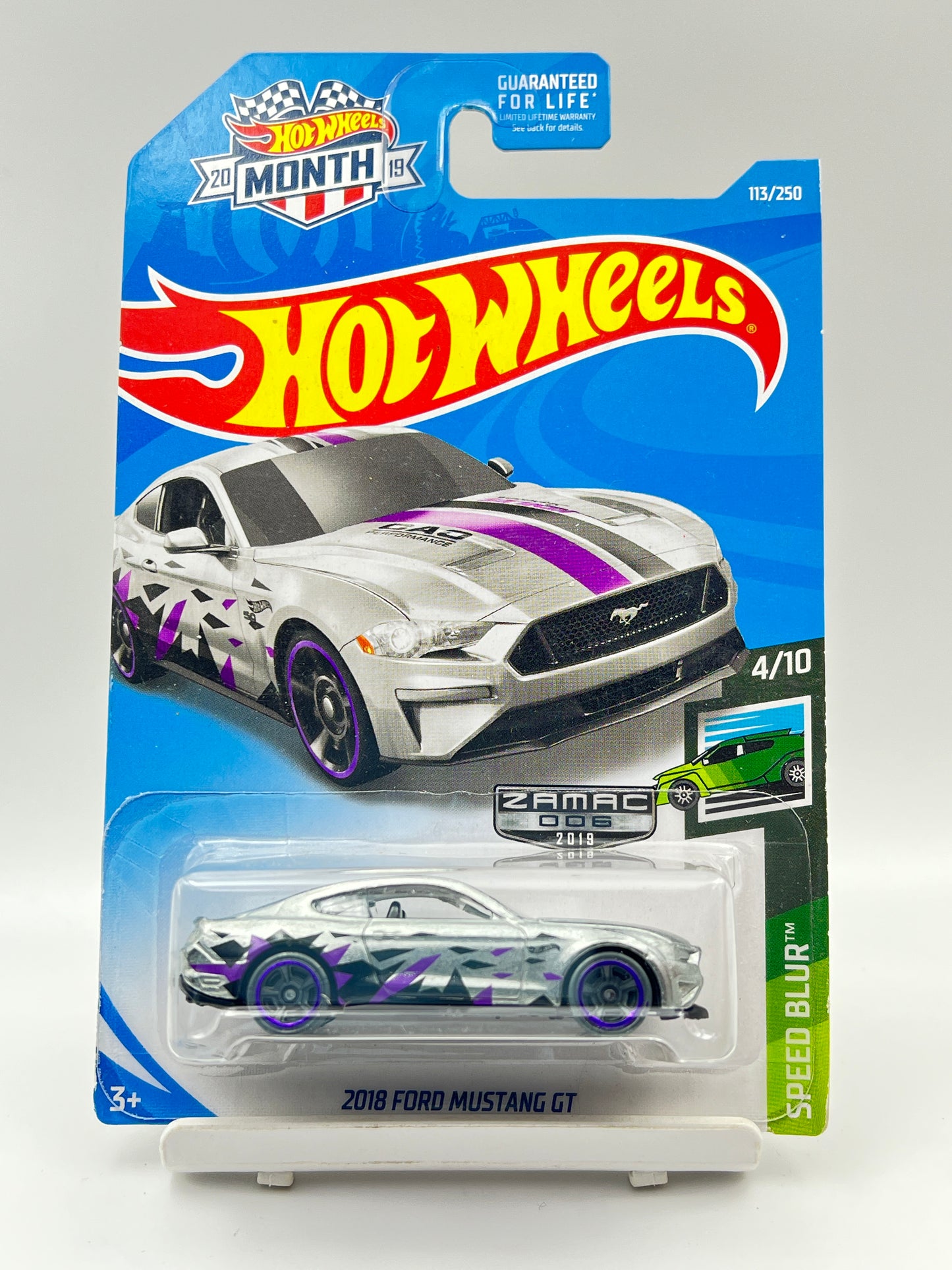 ZAMAC - IMPORTED - HOT WHEELS -  2018 FORD MUSTANG GT - 7A
