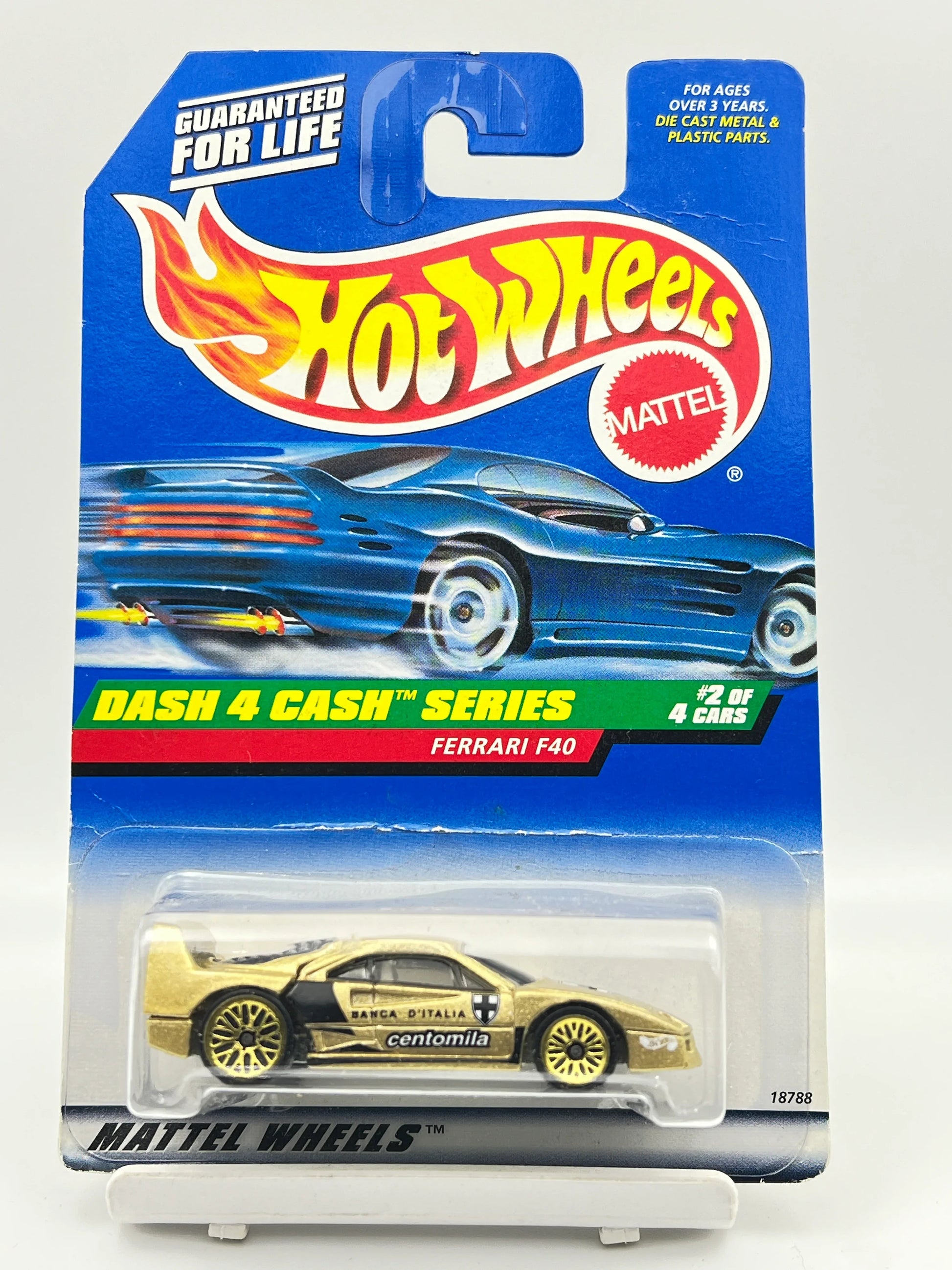 HOT WHEELS - FULL METAL - FERRARI F40 - GOLD - 2A - Its Fun