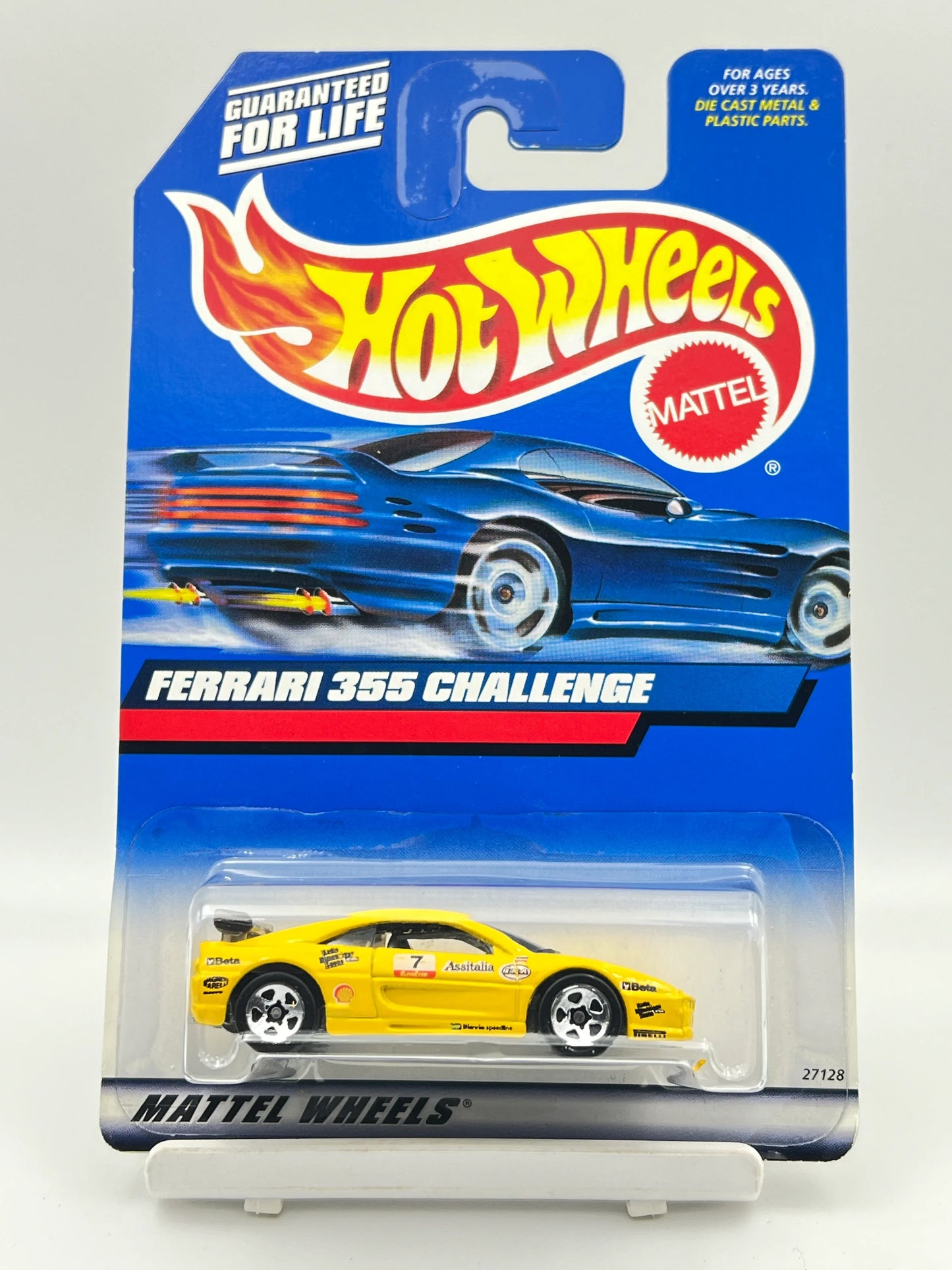 HOT WHEELS - FERRARI 355 CHALLENGE - YELLOW - 1D - Its Fun