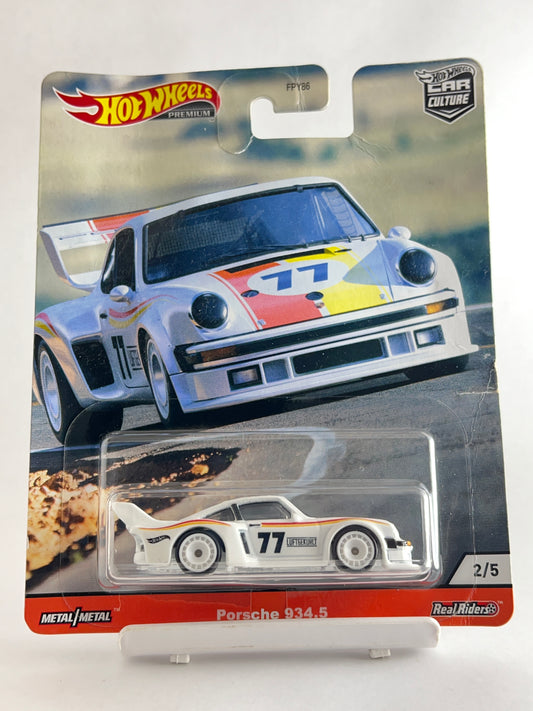 CREASED CARD - PREMIUM - PORSCHE 934.5 - 5C - Its Fun- Hot wheels - matchbox - diecast