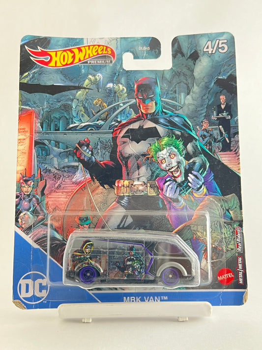 CREASED CARD - PREMIUM - DC COMICS - MBK VAN - 5B - Its Fun- Hot wheels - matchbox - diecast