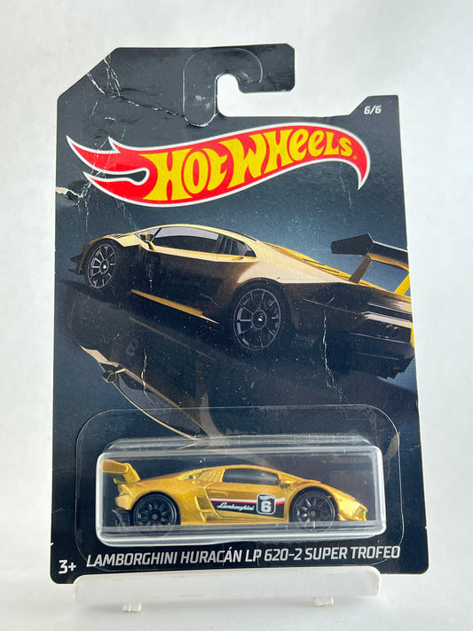 DAMAGED CARD - LAMBORGHINI HURACAN LP 620-2 SUPER TROFEO - 4A - Its Fun- Hot wheels - matchbox - diecast