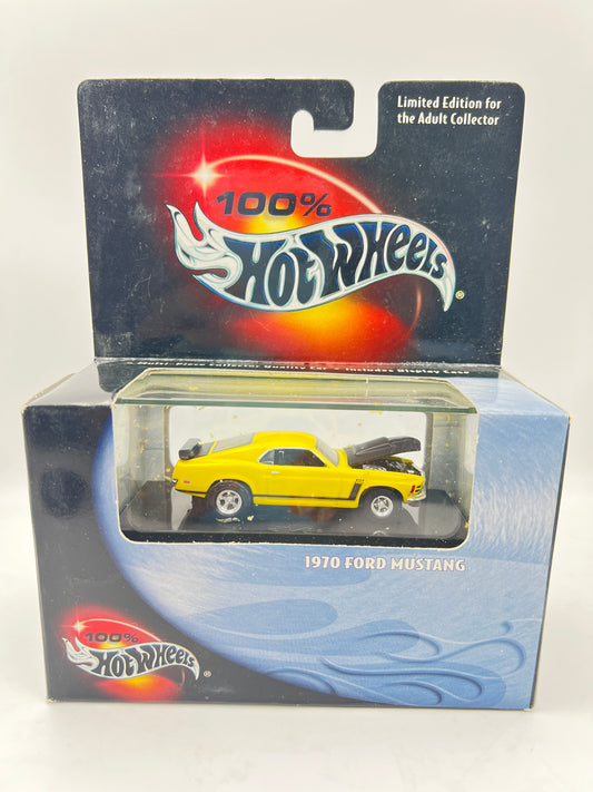 HOT WHEELS ORIGINALS - 1970 FORD MUSTANG - ACRYLIC CASE SEALED - RUBBER BAND RESIDUE DUE TO AGEING