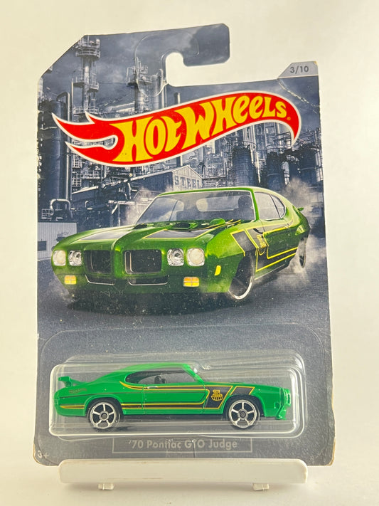 CREASED - PONTIAC GTO JUDGE - 3A - Its Fun- Hot wheels - matchbox - diecast
