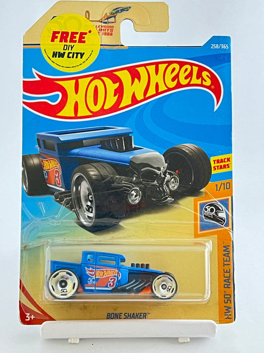 BONE SHAKER WITH FREE DIY HW CITY CARD - 3B - Its Fun- Hot wheels - matchbox - diecast