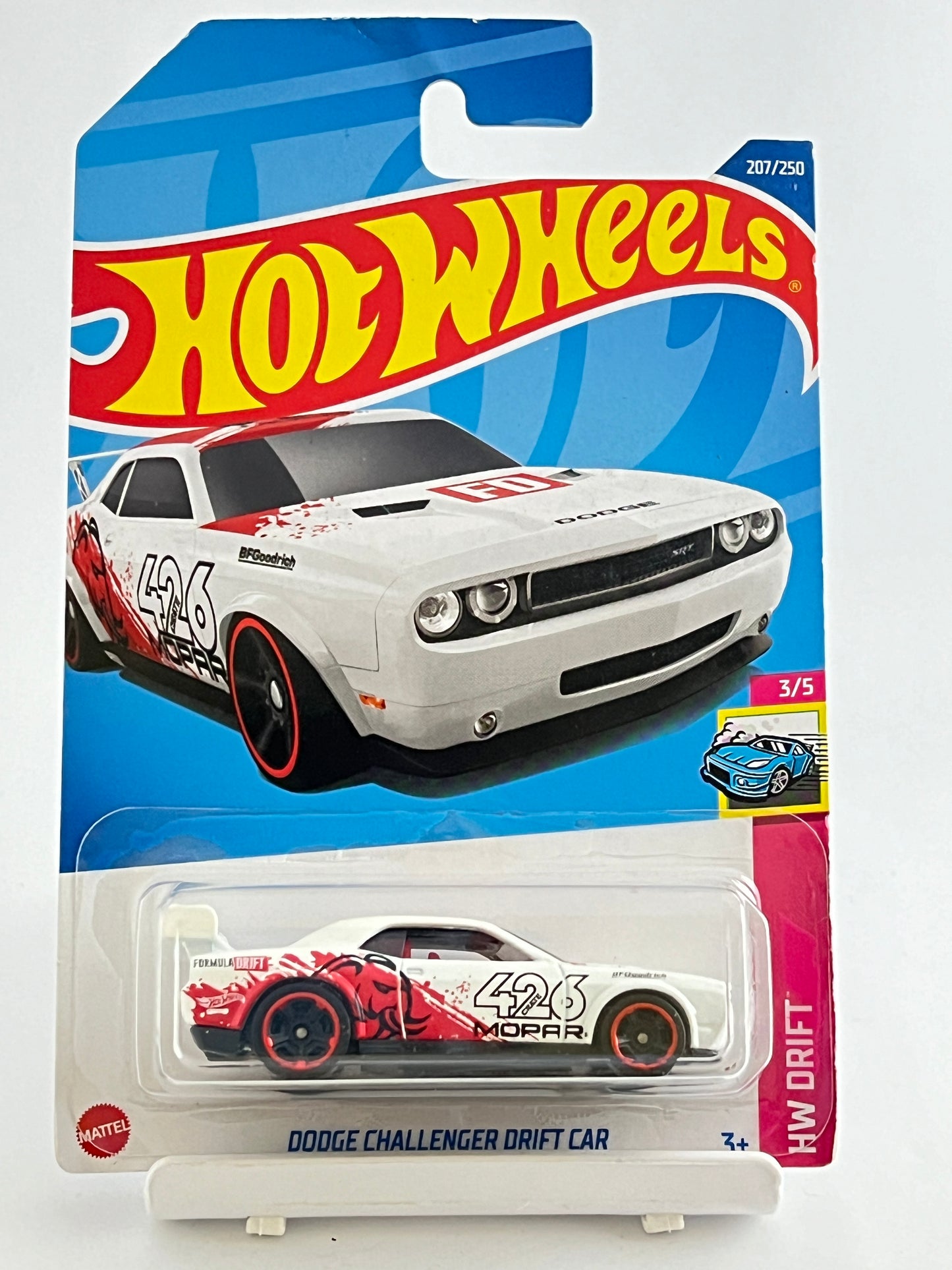 DODGE CHALLENGER DRIFT CAR -WHITE -3B