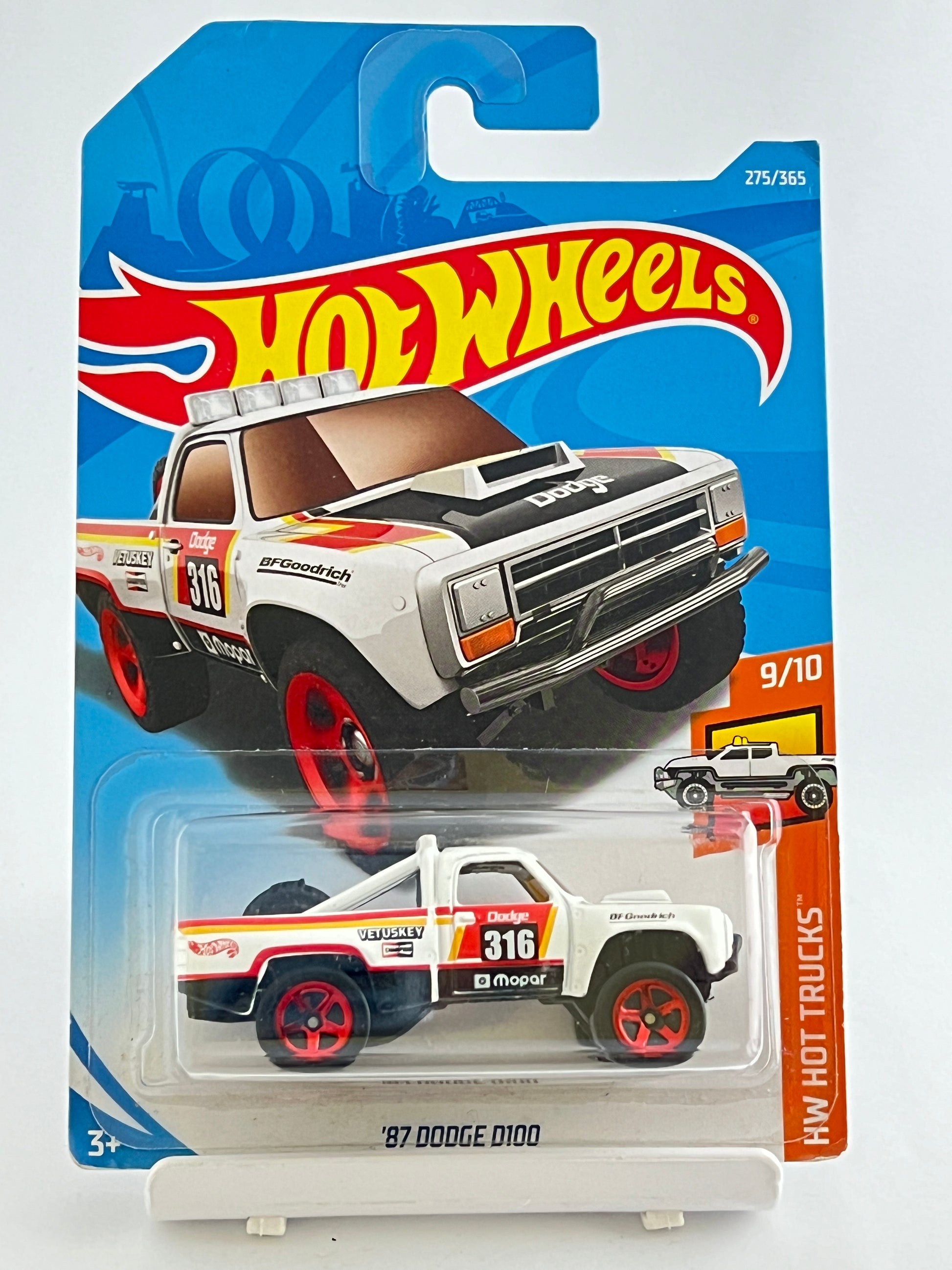 87 DODGE D100 - 3B - Its Fun- Hot wheels - matchbox - diecast